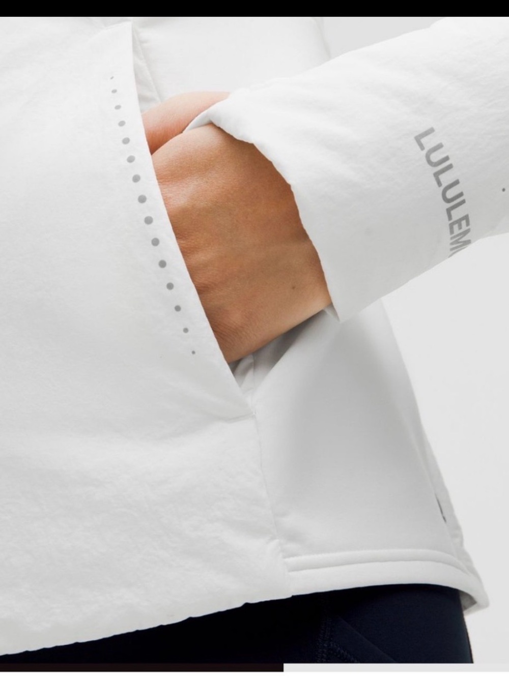 Lululemon Another Mile Jacket White & free tote - Picture 7 of 14